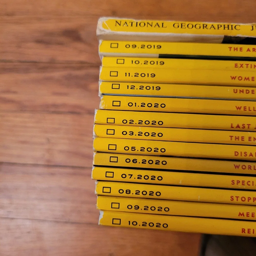 National Geographic Magazine Collection‎ 1972 2019 2020 Nature Science History